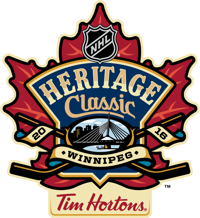 NHL Heritage Classic 2017 Sponsored Logo DIY iron on transfer (heat transfer)